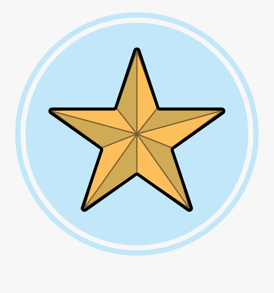 Silueta De Una Estrella, Transparent Clipart