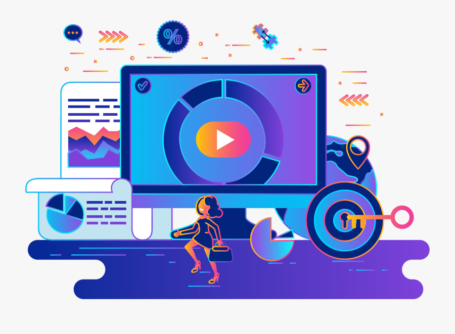 The Brief - Digital Marketing Flat Design, Transparent Clipart