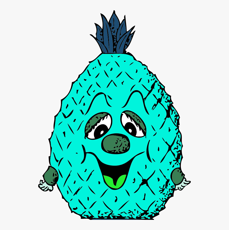 Vector Clip Art - Pineapple Free Clipart Cartoon, Transparent Clipart