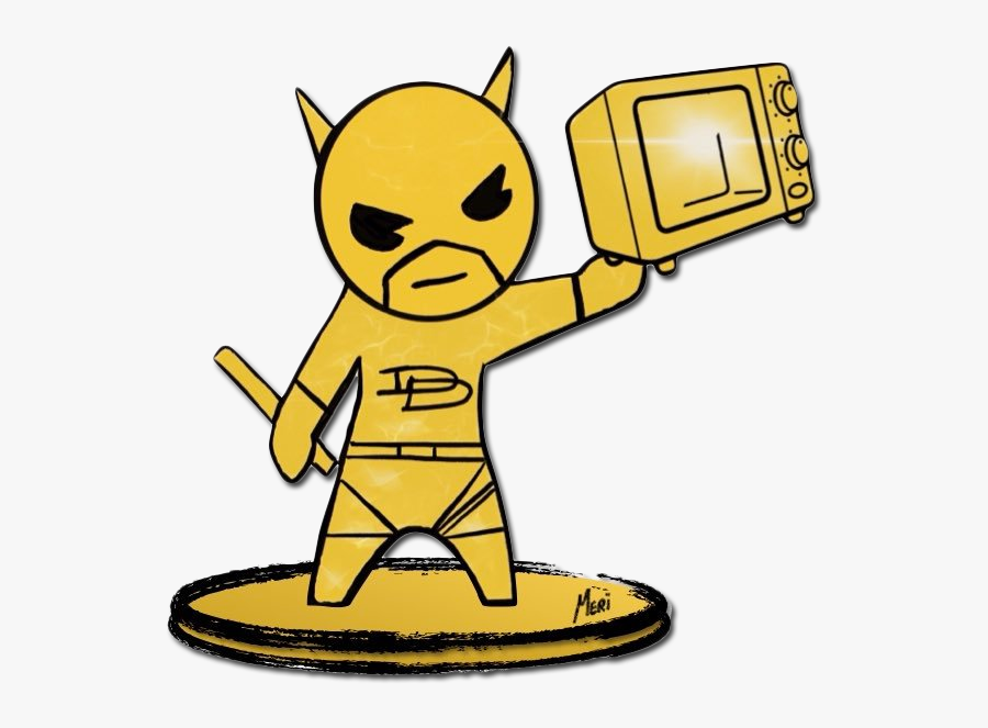 Delightful Golden Microwave Dd Designed By Meri - Cartoon, Transparent Clipart