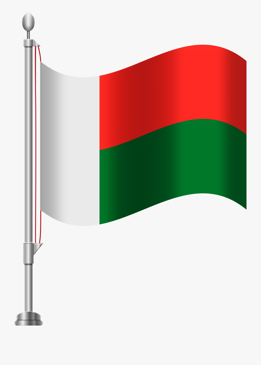 Madagascar Flag Png Clip Art - Flag Icon Madagascar Png, Transparent Clipart