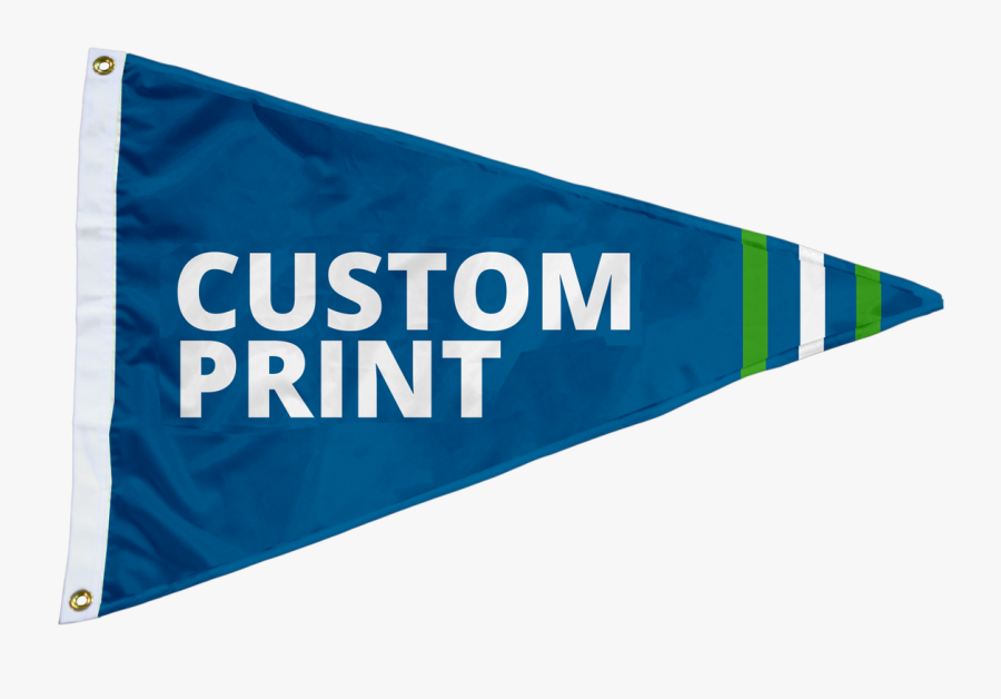 Custom Pennant Flags - Banner, Transparent Clipart