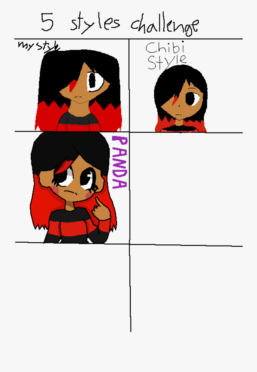 5 Art Styles Challenge, Transparent Clipart