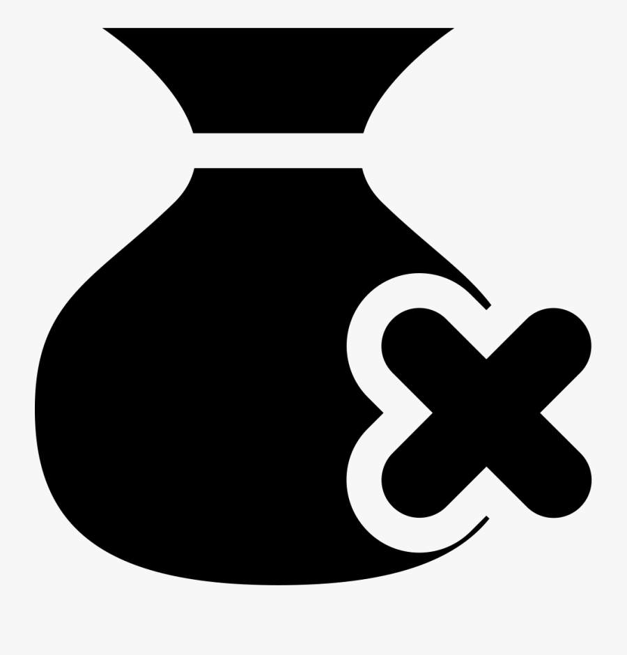 Money Bag Not Include Reverse - Icon Not Money, Transparent Clipart
