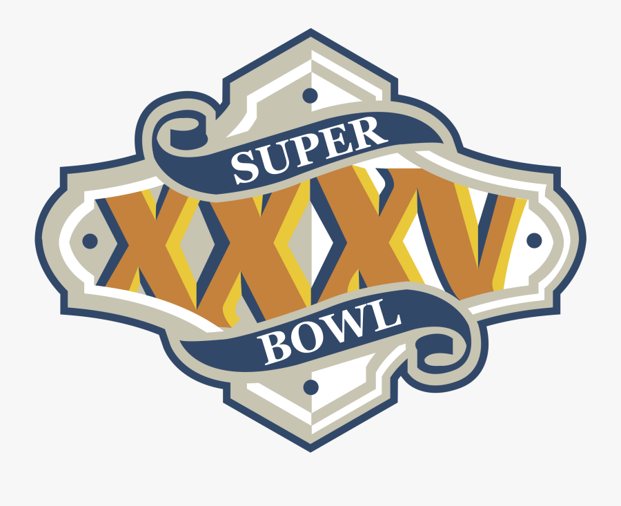 Super Bowl 2001 Logo Png Transparent - Nfl Super Bowl Xxxv, Transparent Clipart