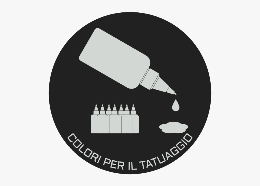 Colori Per Il Tatuaggio - Illustration, Transparent Clipart
