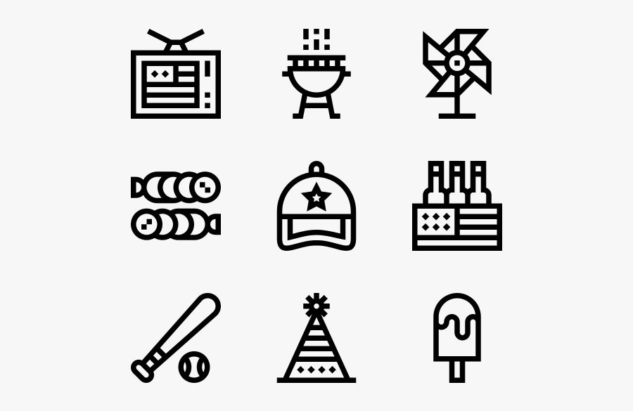 4th Of July - Icon Drums, Transparent Clipart