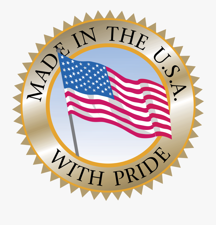 Made In The Usa With Pride, Transparent Clipart