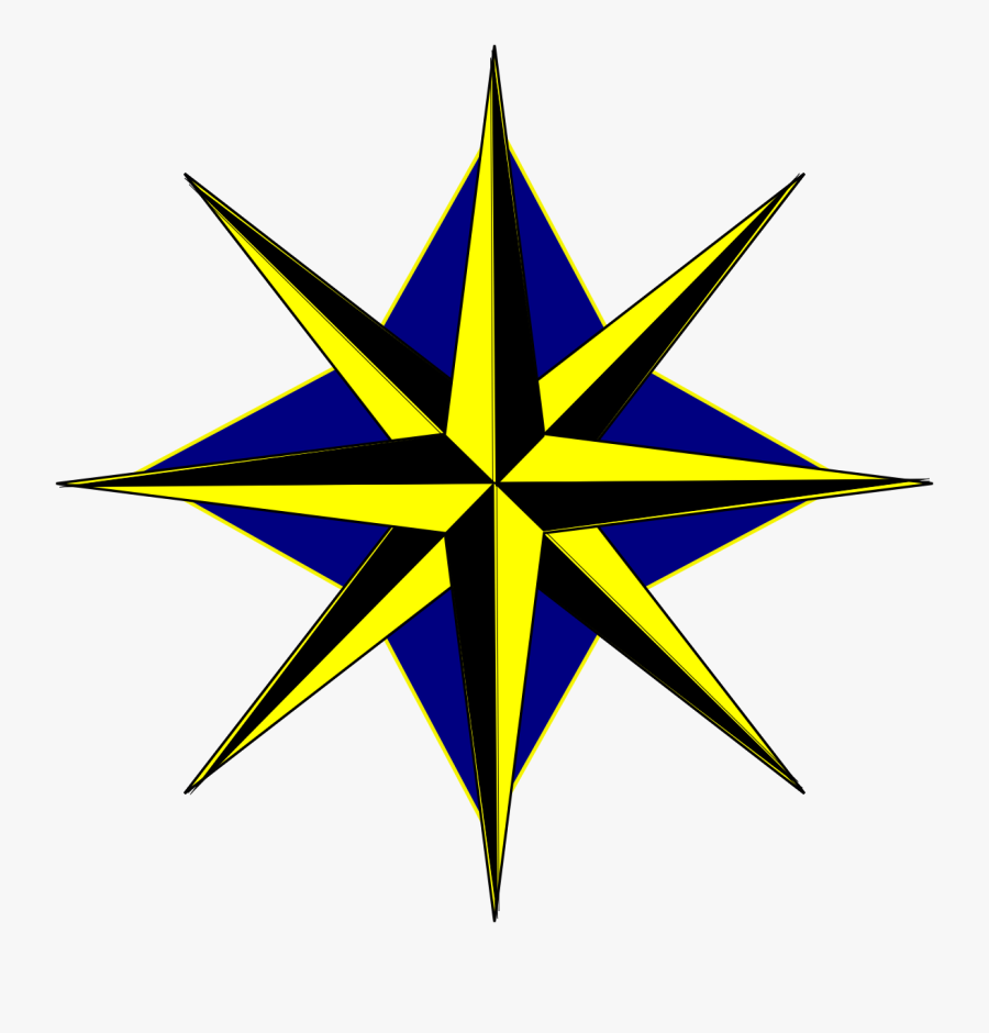 Compass Rose North Clip Art - Compass, Transparent Clipart