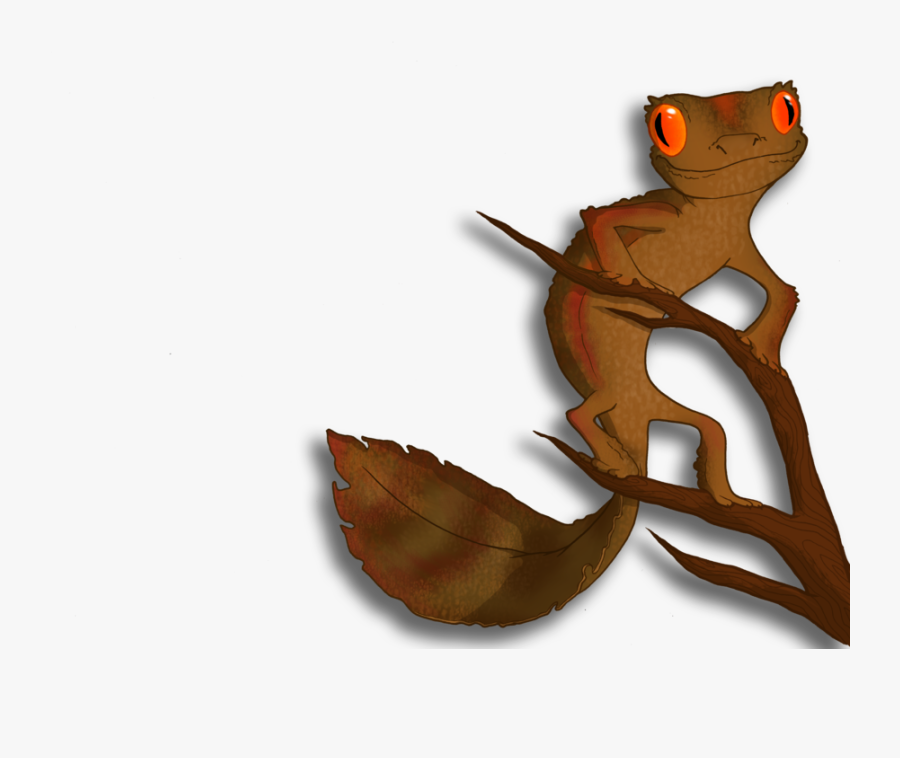 Satanic Leaf Tailed Gecko Cartoon, Transparent Clipart