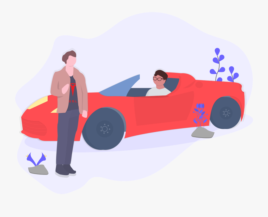 Welcome To Unrivalled Auto Management - Electric Car, Transparent Clipart