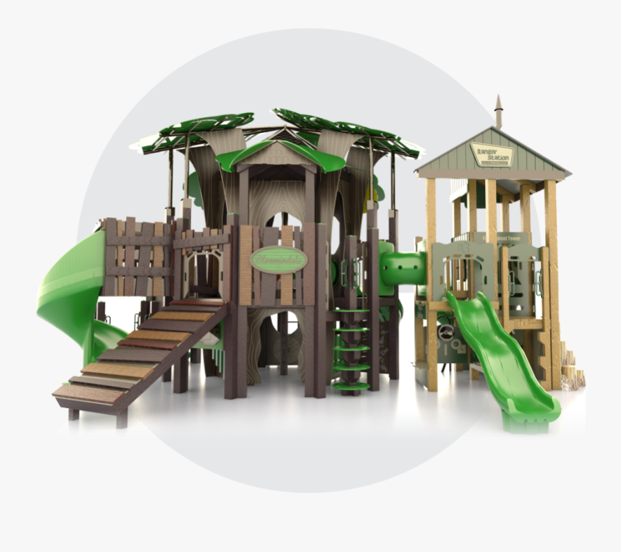 Jungle Themed Playground Outdoor, Transparent Clipart
