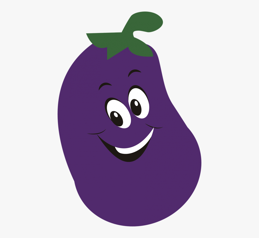 Vegetable Food Eggplant - Vegetable Grill Cartoon Png, Transparent Clipart