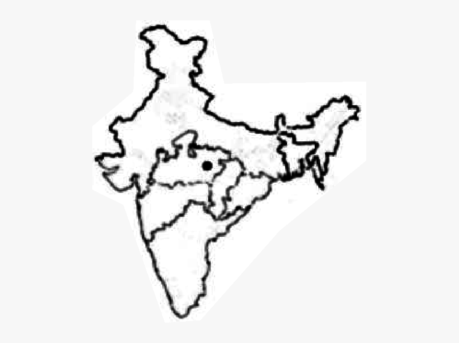 The Study Site, Jabalpur Marked On Map Of India E 8 - Indian Society For Non Destructive Testing, Transparent Clipart