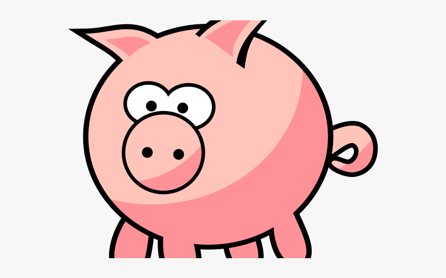 Sad Clipart Pig - Cartoon Transparent Pigs Png, Transparent Clipart