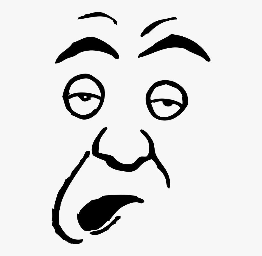 Dumb Person Clip Art Faces - Stupid Face Clip Art, Transparent Clipart