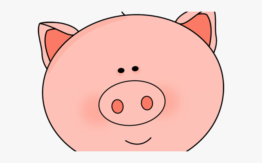 Pig Head Clip Art, Transparent Clipart