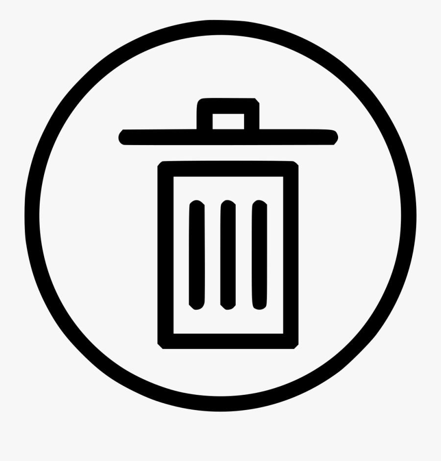 Recycle Delect Dustbin Garbage Trash Bin Waste - Знак Урна Png, Transparent Clipart