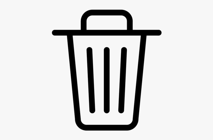 Trash Can Png Transparent Images - Delete Icon Png Transparent, Transparent Clipart