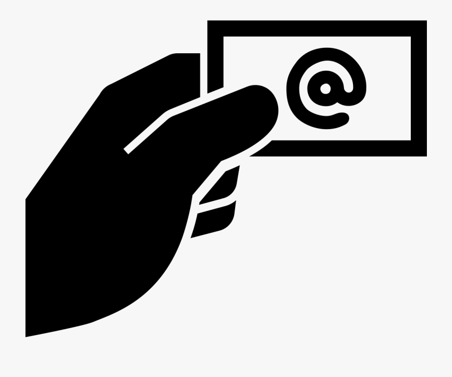 Business Card Design - Business Card Icon Black, Transparent Clipart