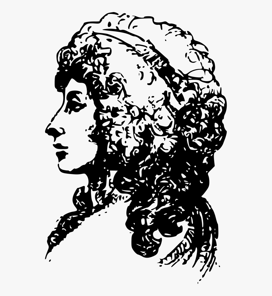 Art,monochrome Photography,facial Hair - Face Profile Clip Art, Transparent Clipart