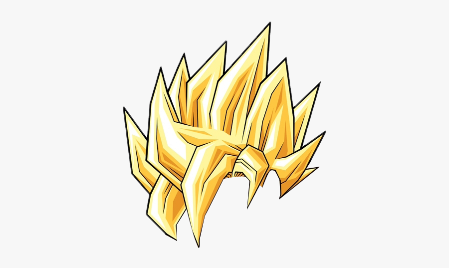 Hair Super Saiyan Clipart - Dragon Ball Z, Transparent Clipart