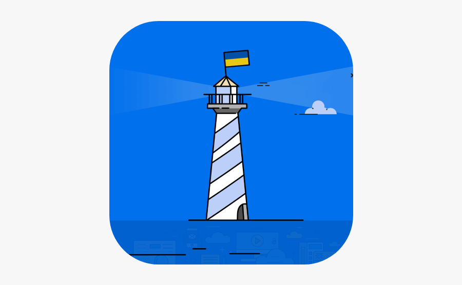 Your Lighthouse In The Technology Ocean - Lighthouse, Transparent Clipart