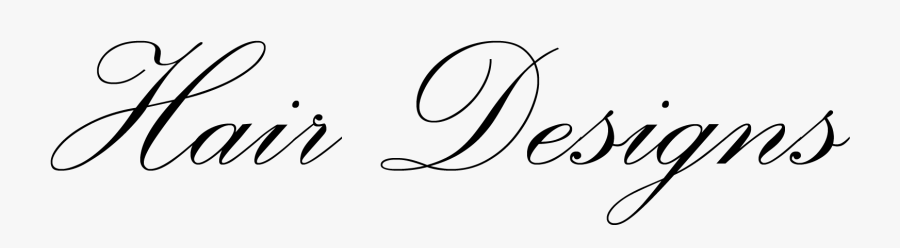 Hair Designs Logo - Calligraphy, Transparent Clipart