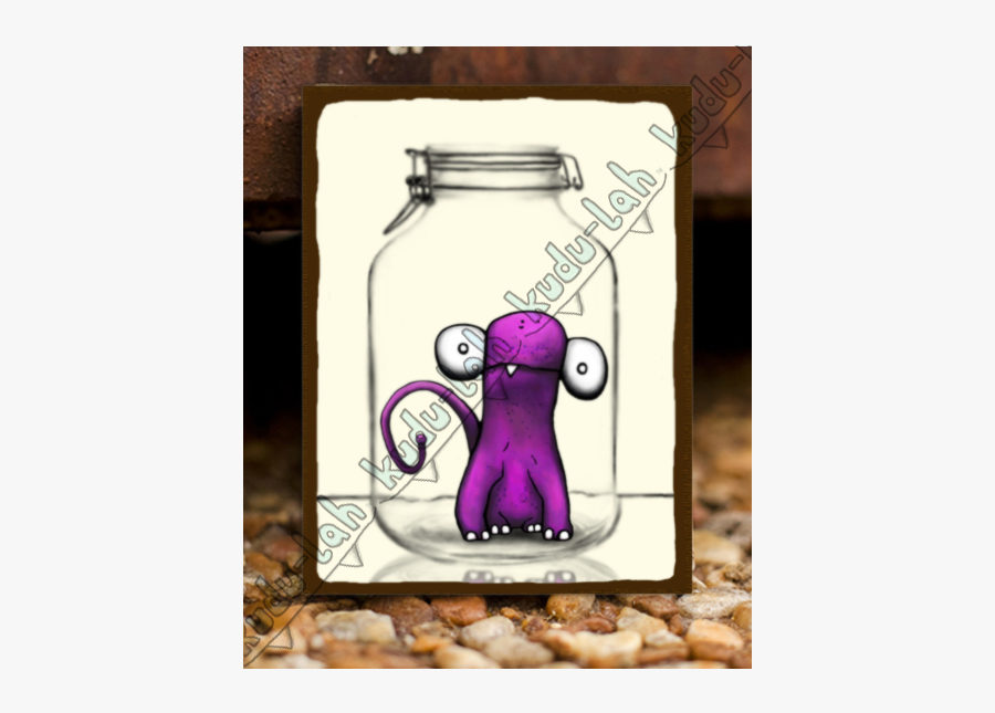 Kudu Lah Drawings In Jar, Transparent Clipart