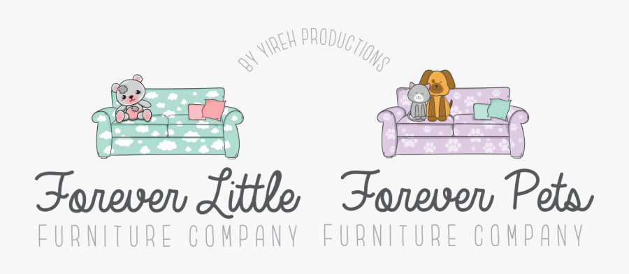Forever Furniture Company - Loveseat, Transparent Clipart