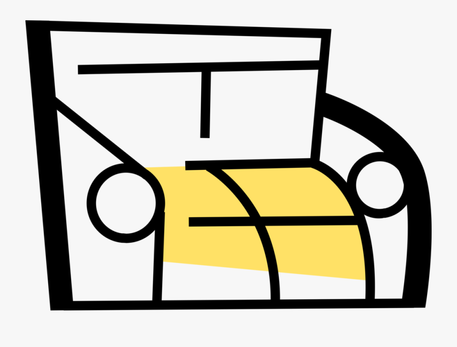 Vector Illustration Of Living Room Chesterfield Couch, Transparent Clipart