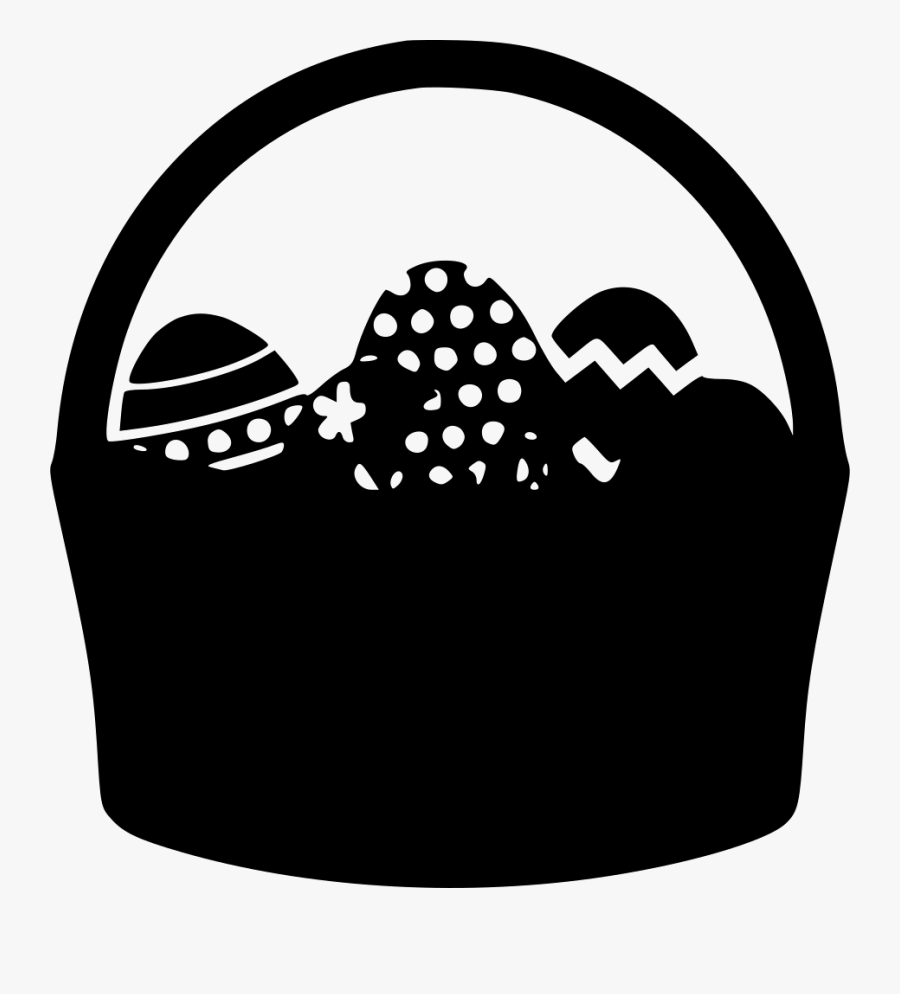 Egg Basket Collect Dots, Transparent Clipart
