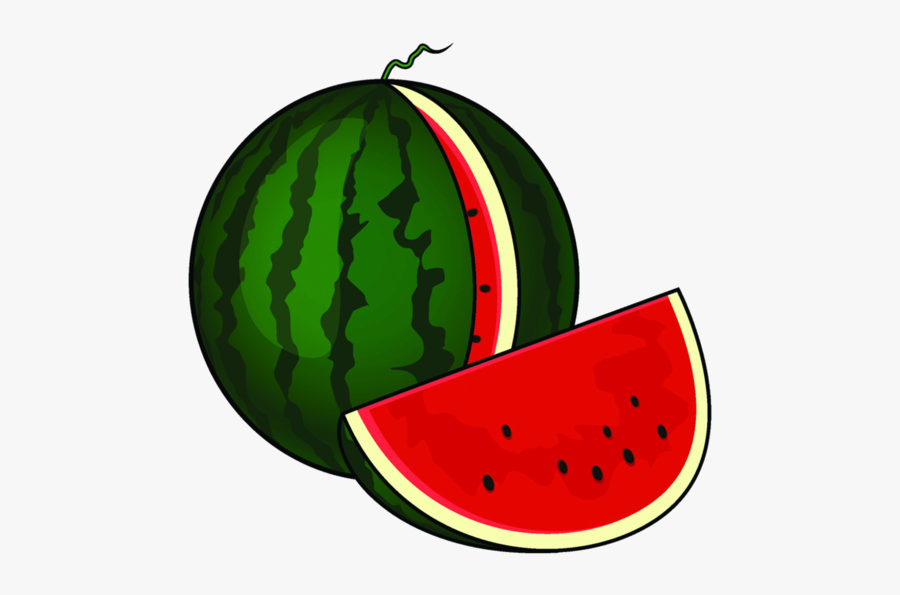 Cartoon Transparent Background Watermelon, Transparent Clipart