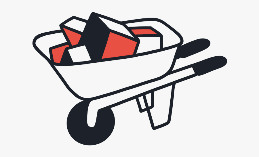 Event Technology To Collect Data - Wheelbarrow, Transparent Clipart