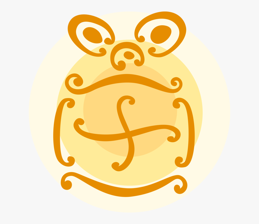 Vector Illustration Of Gift Wrapped Birthday, Anniversary, - Circle, Transparent Clipart