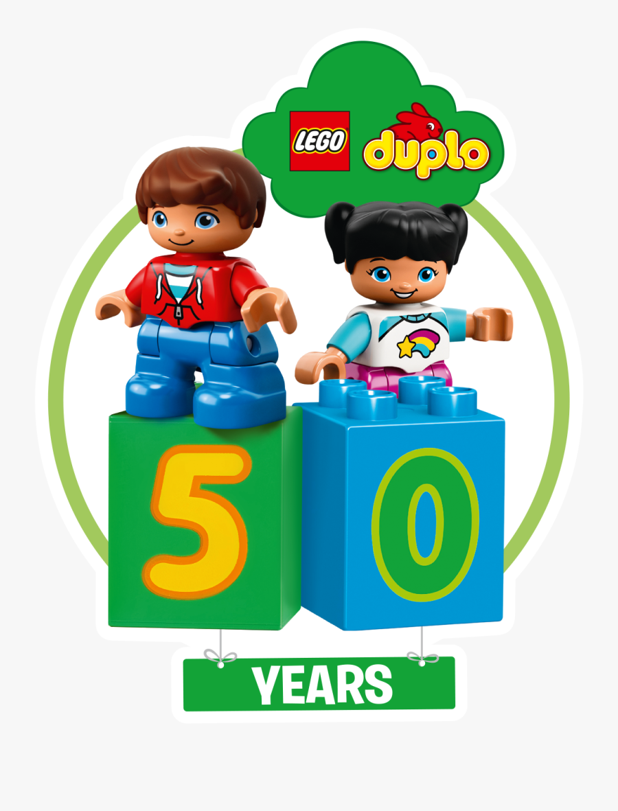 Lego Duplo 50 Years, Transparent Clipart