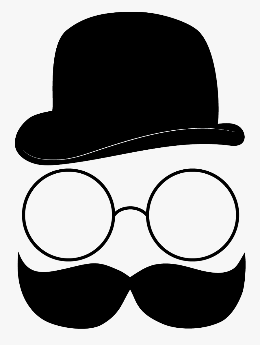 Bowler Hat Man - Fedora, Transparent Clipart