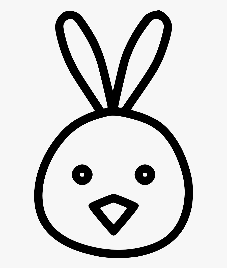 Clip Art Chicken Cute Chickling Rabbit - Cartoon, Transparent Clipart