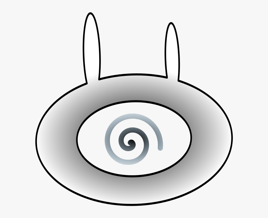 Evil Bunny Eye - Clip Art, Transparent Clipart