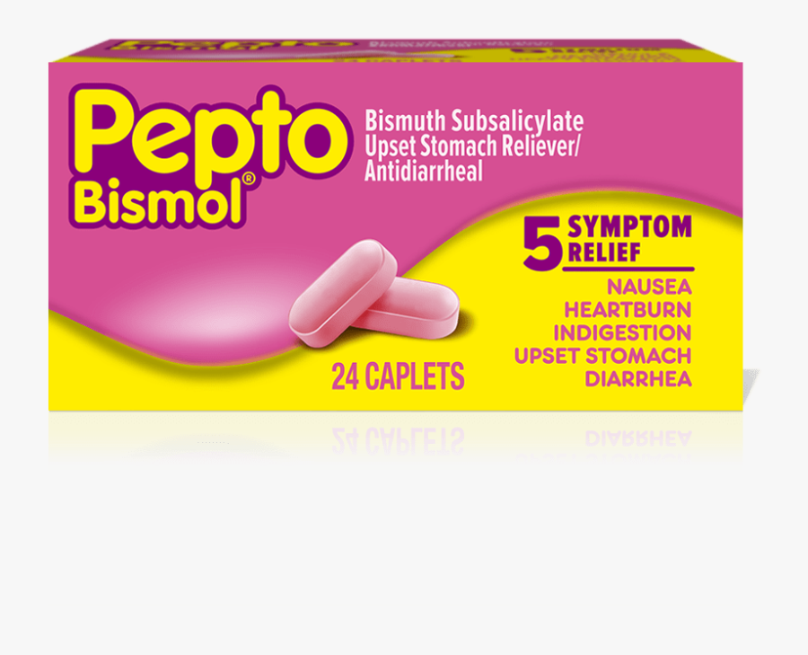Pepto Bismol Caplet, Transparent Clipart