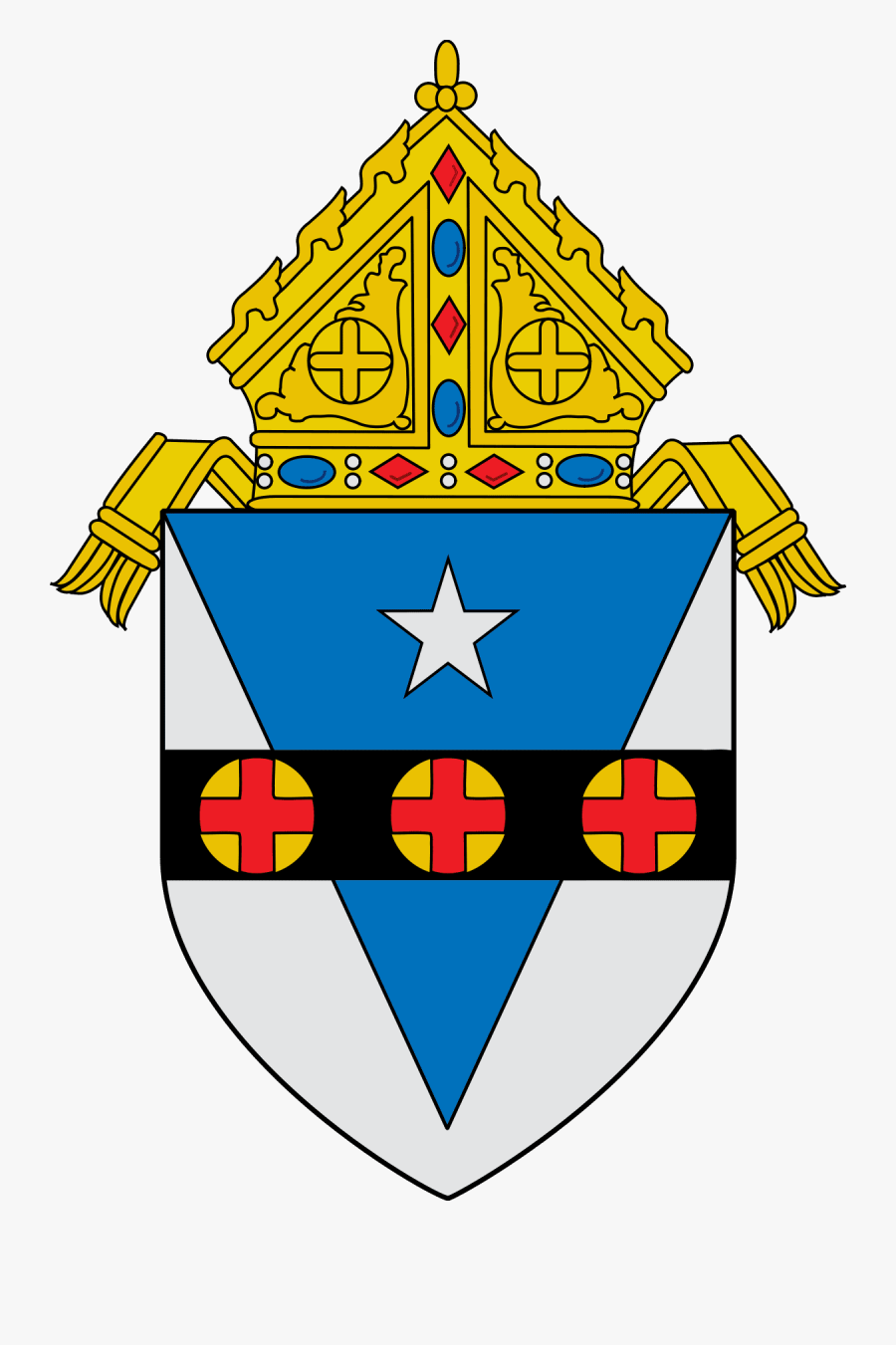 Diocese Of Maasin Logo, Transparent Clipart