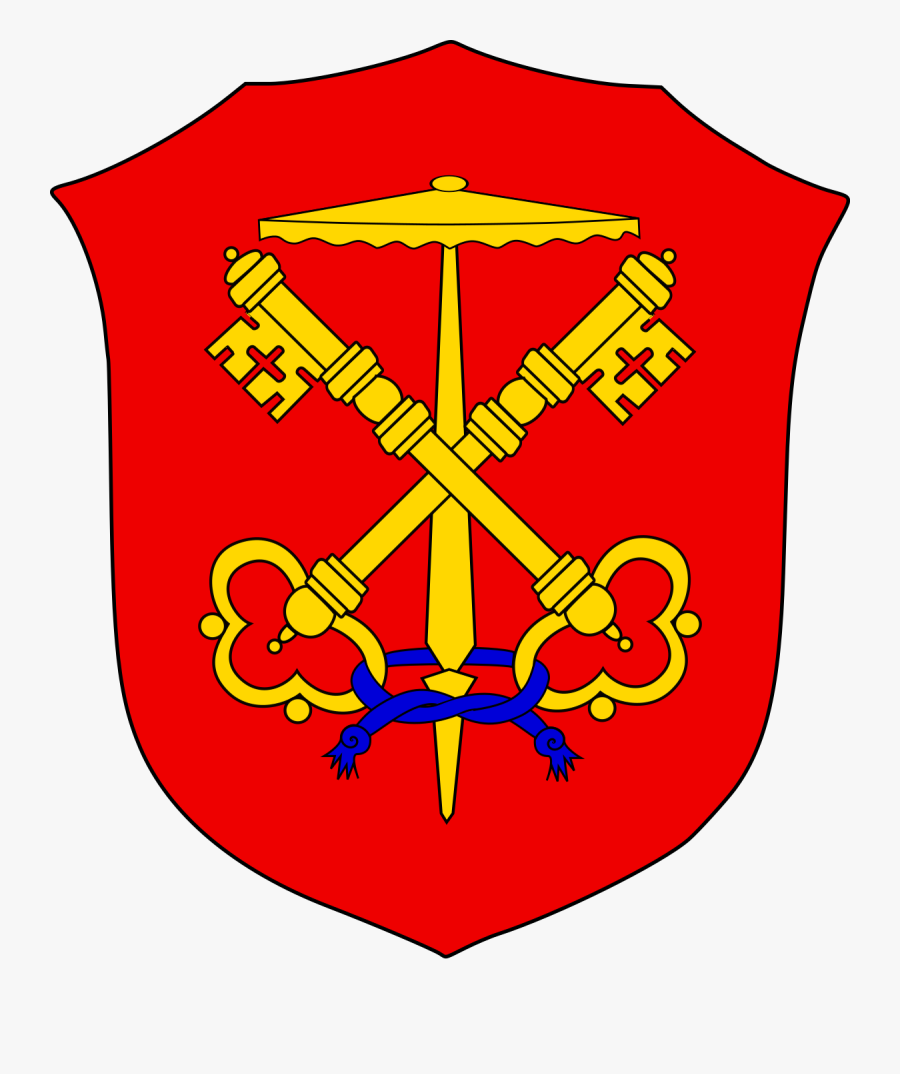Papal States Flag, Transparent Clipart