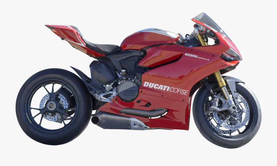 Red Motorcycle Clip Arts - Motorcycle Silhouette, Transparent Clipart