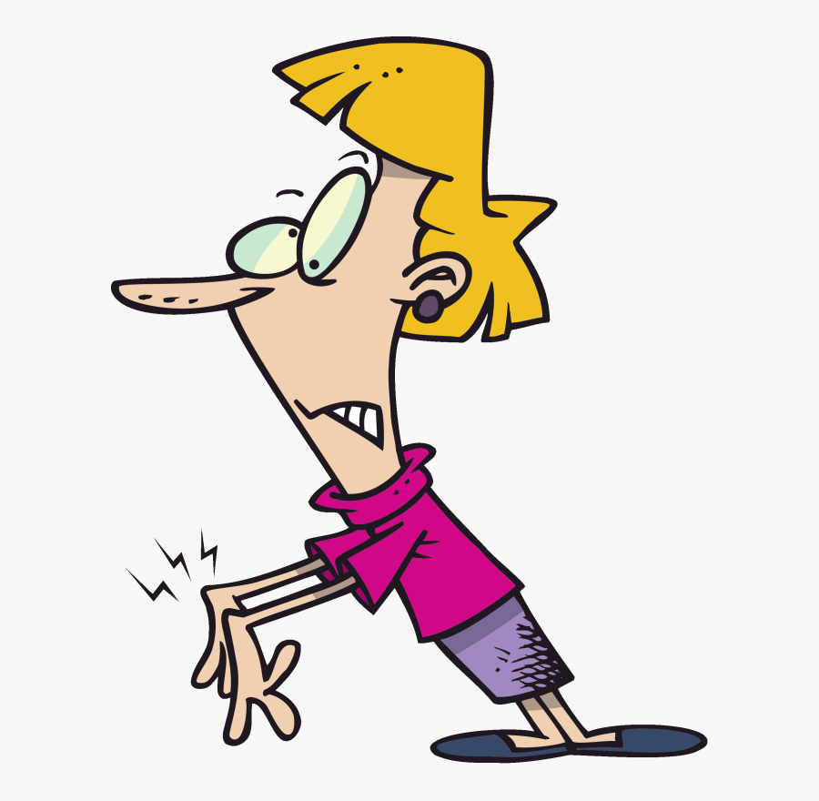 Knee Pain Clipart - Carpal Tunnel Syndrome Cartoon, Transparent Clipart