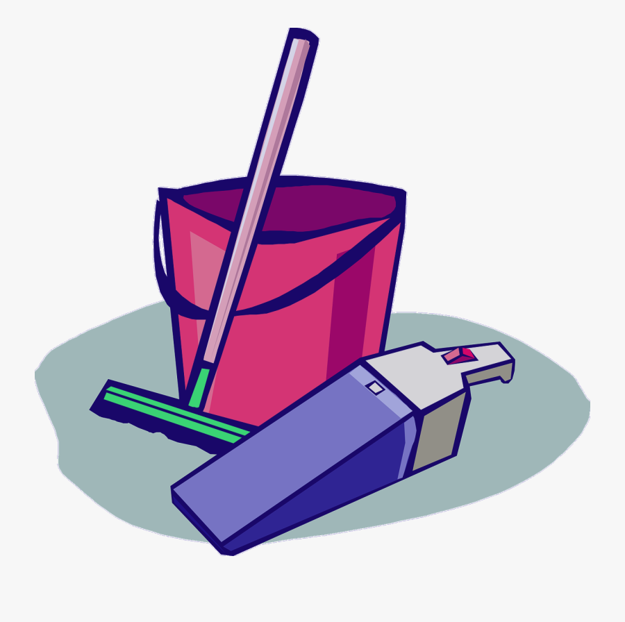 Clipart Of Cleaning Tools, Transparent Clipart