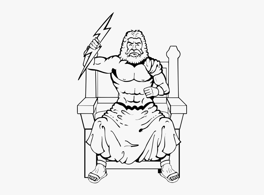 Mitologia Grega Zeus Desenho, Transparent Clipart