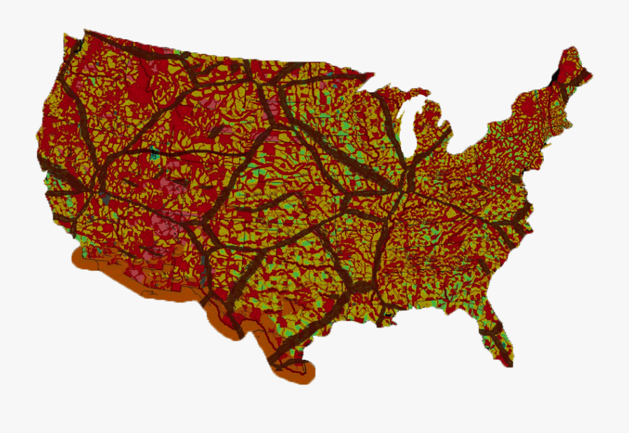 United States Map Transparent Background, Transparent Clipart