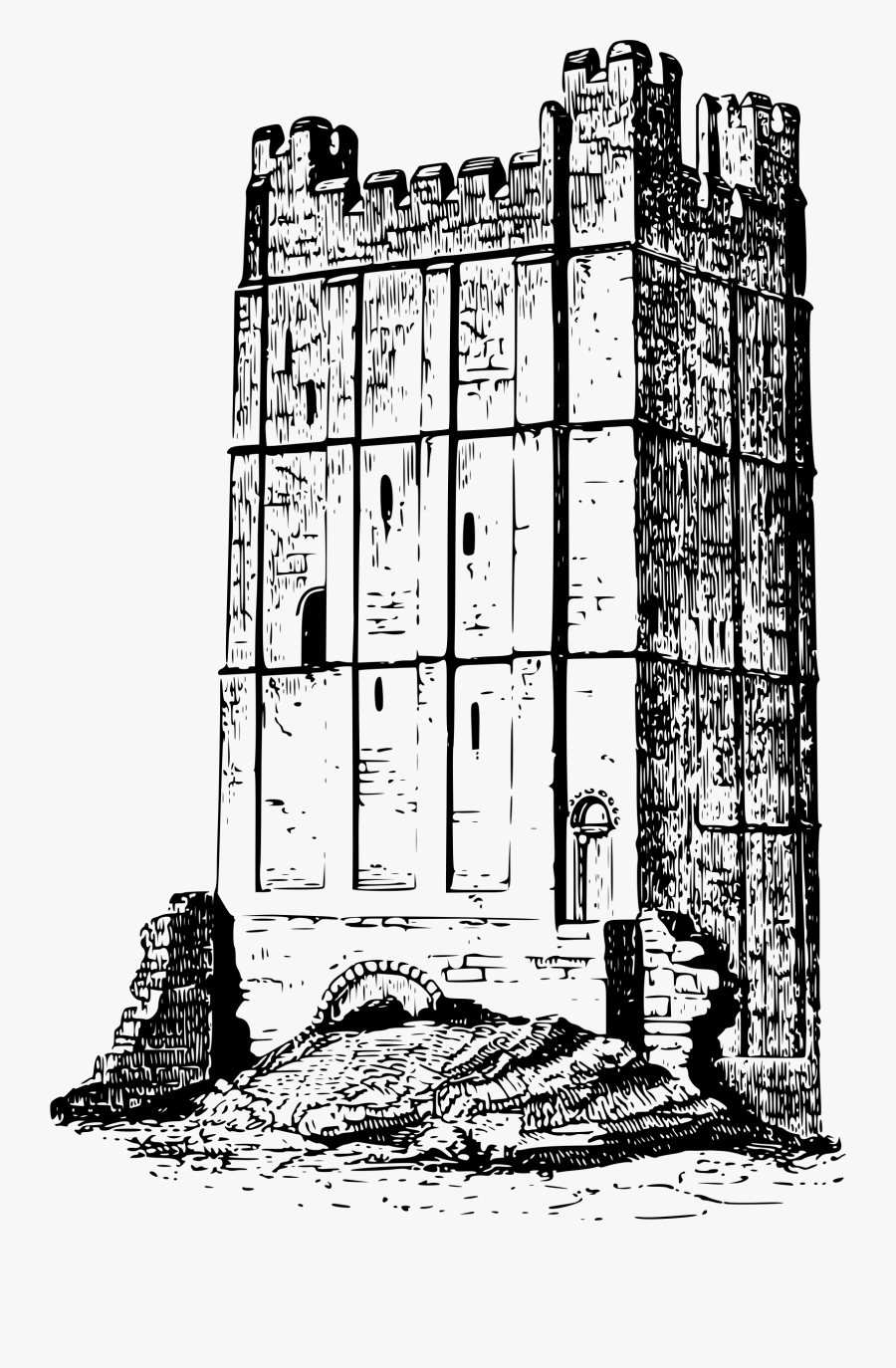 Tower 4 Clip Arts - Wieża Rysunek, Transparent Clipart