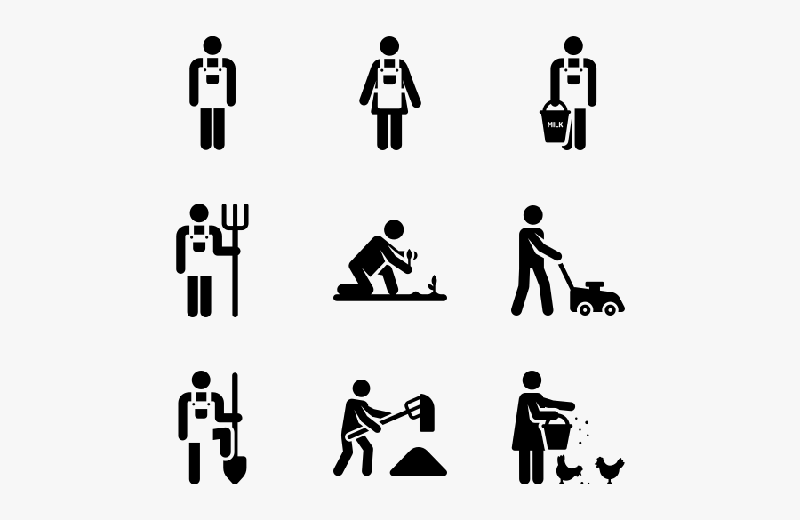 Agriculture - Agricultural People Icon, Transparent Clipart
