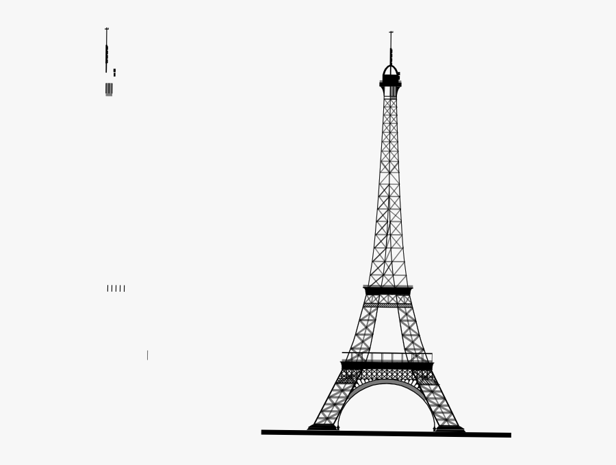 Cellular Tower Clip Art At Clker Com - Public Domain Eiffel Tower, Transparent Clipart